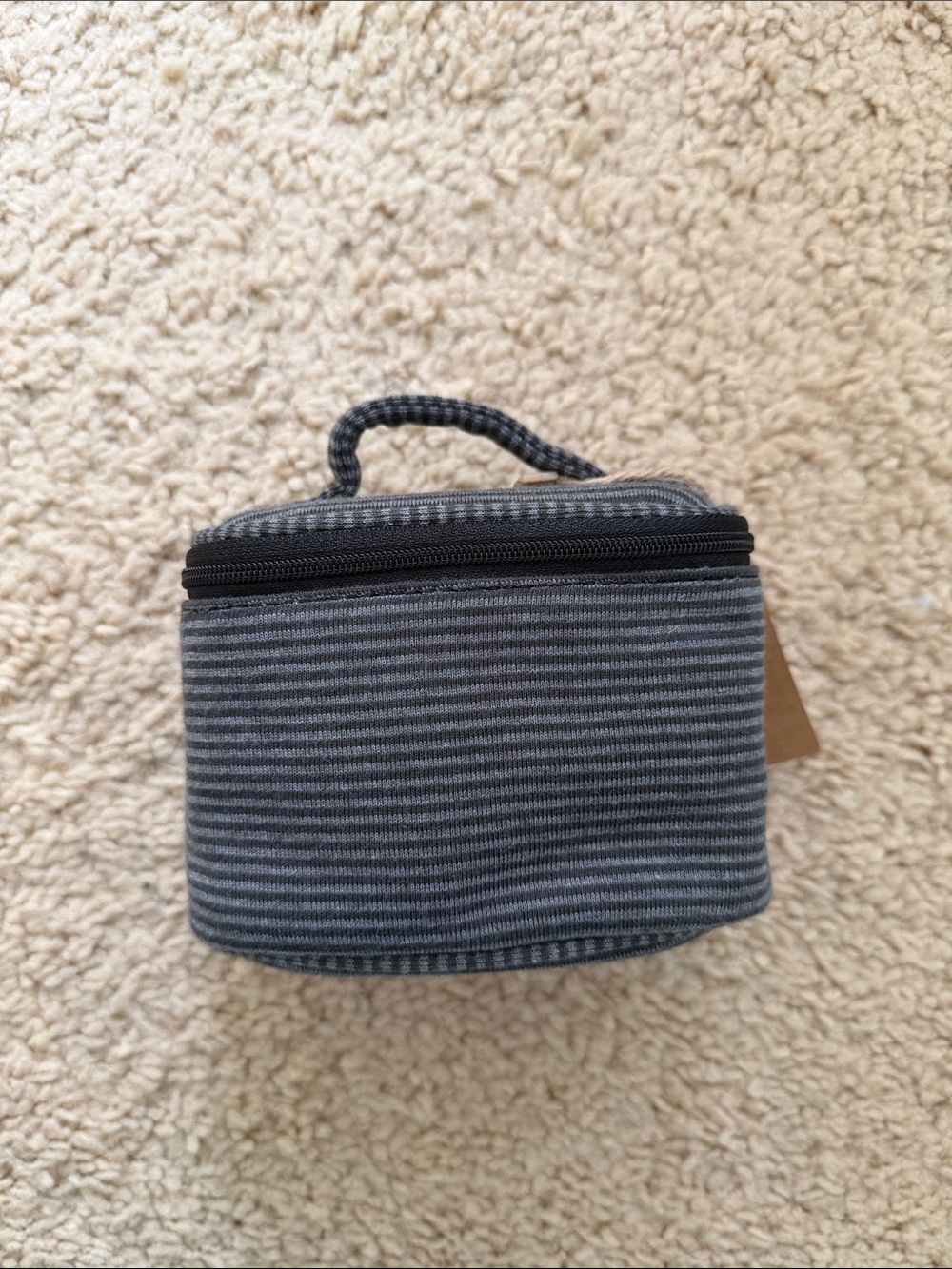 Brandy Melville  striped mini makeup bag